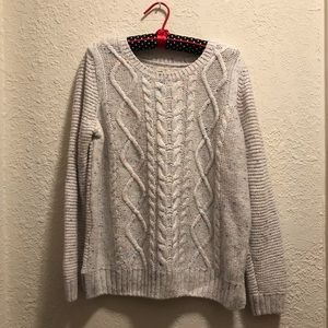 Long sleeves marled sweater